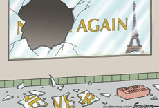 Violence with picture