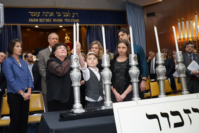 Sheerit Hapleitah Holocaust service 2017