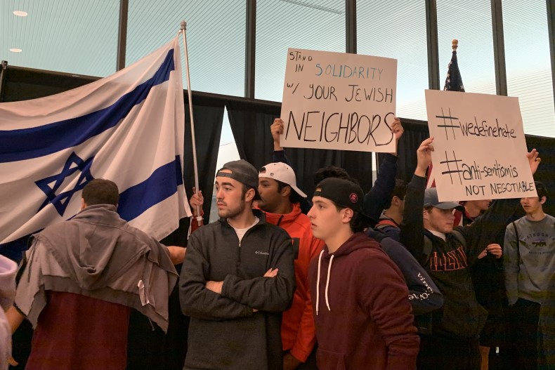 UIUC antisemitism walkout 3