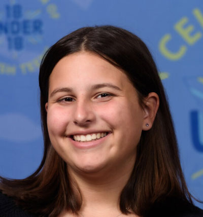 Kira Friedel 18 under 18 headshot