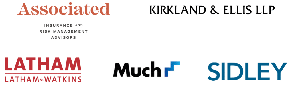 Associated Insurance and Risk Management Advisors, Kirkland and Ellis LLP, Latham and Watkins, Much, Sidley
