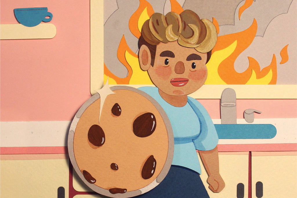 Illustrated by Shiri Algor distracting terrorists in her home by offering them food and drink, Rachel Edri secretly communicated with Israeli police using hand signals.