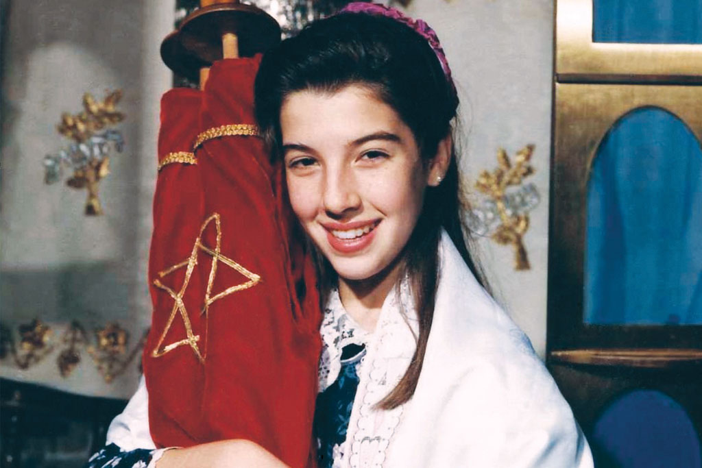 Cindy Sher's bat mitzvah circa the early 90s.