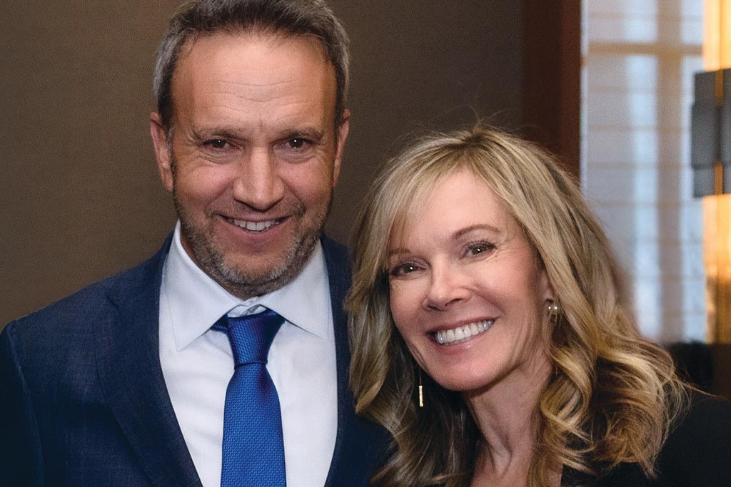 Jamie and David at a recent JUF event. (Photo credit: Robert Kusel)&nbsp;