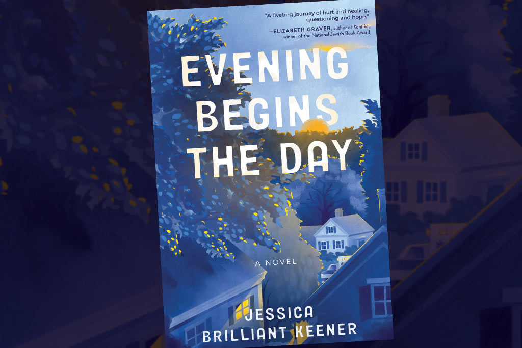 Book cover that reads "Evenings Begins The day" by Jessica Brilliant Keener