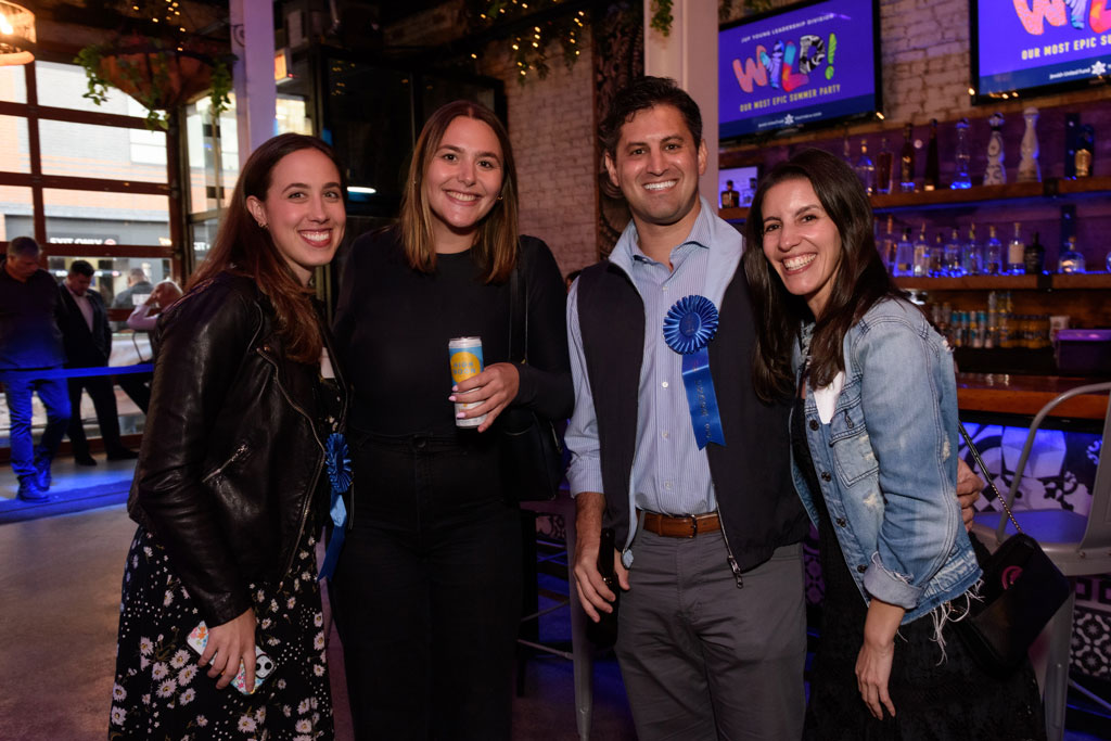 Three women and one man at WYLD
