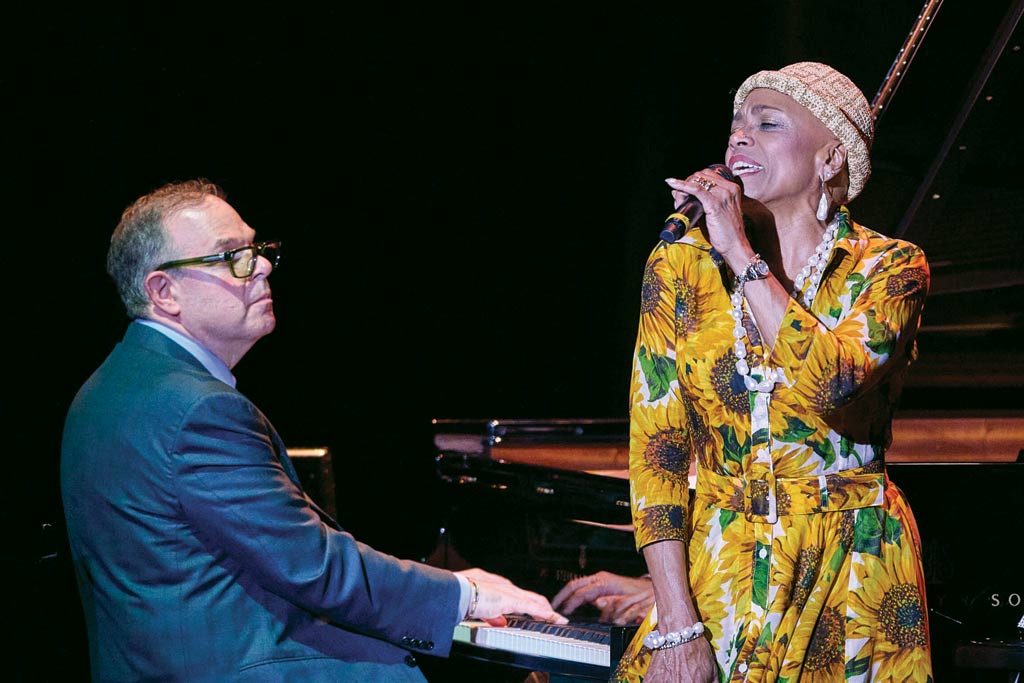 Photo of Grammy Award-winning vocalist Dee Dee Bridgewater and acclaimed pianist Bill Charlap. (Photo credit: Joseph Sinnott)