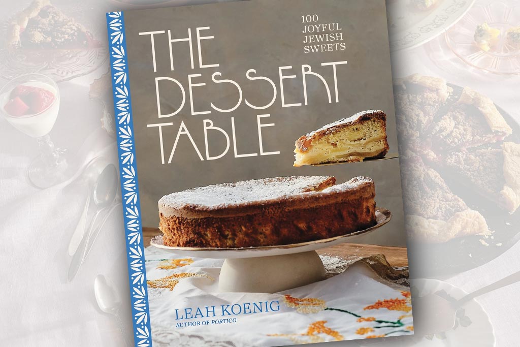 A photo of a book called "The Dessert Table"