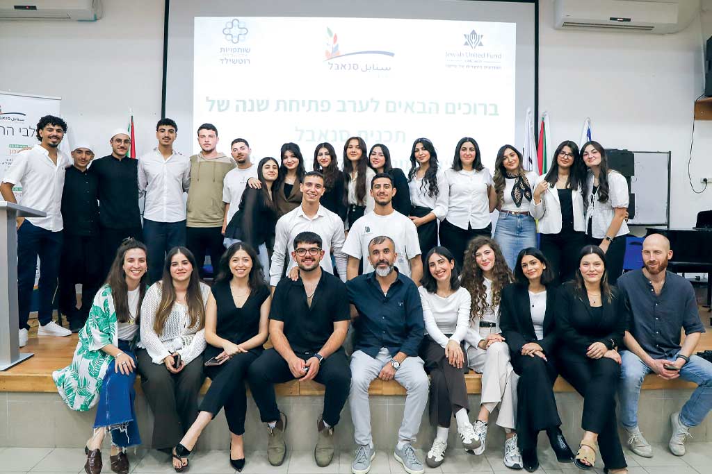 A group photo of the Druze community members